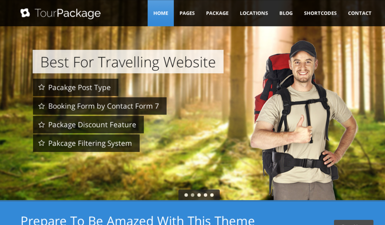 Tour Package – WordPress Travel Tour Theme
