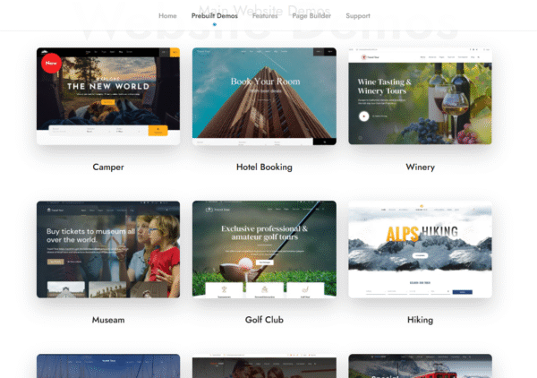 Travel Tour Booking– WordPress Theme
