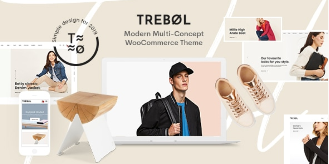 Trebol – Minimal & Modern Multi-Concept WooCommer WordPress Theme