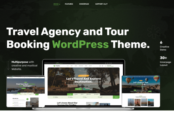 TripRex Travel Agency & Tour Booking WordPress Theme