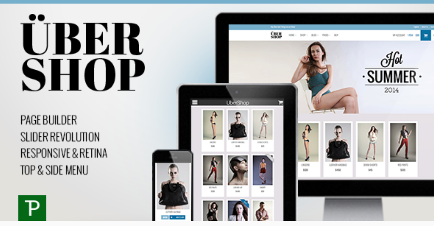 UberShop – Responsive Flat WooCommerce Theme