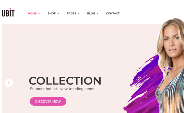 Ubit – Fashion Store WooCommerce Theme