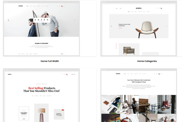 Unero – Minimalist AJAX WooCommerce WordPress Theme