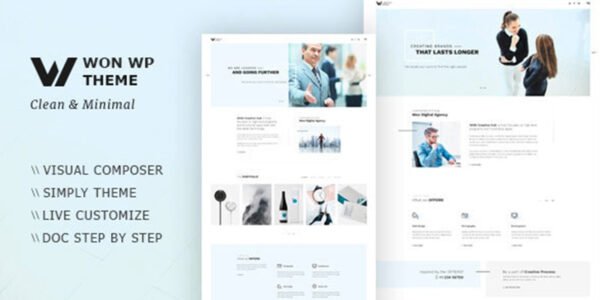 WON – Creative Minimal WordPress Theme
