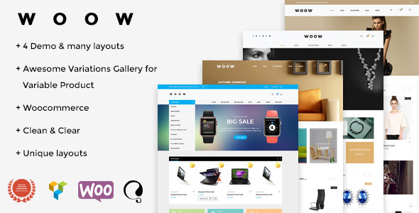 WOOW – Responsive WooCommerce Theme