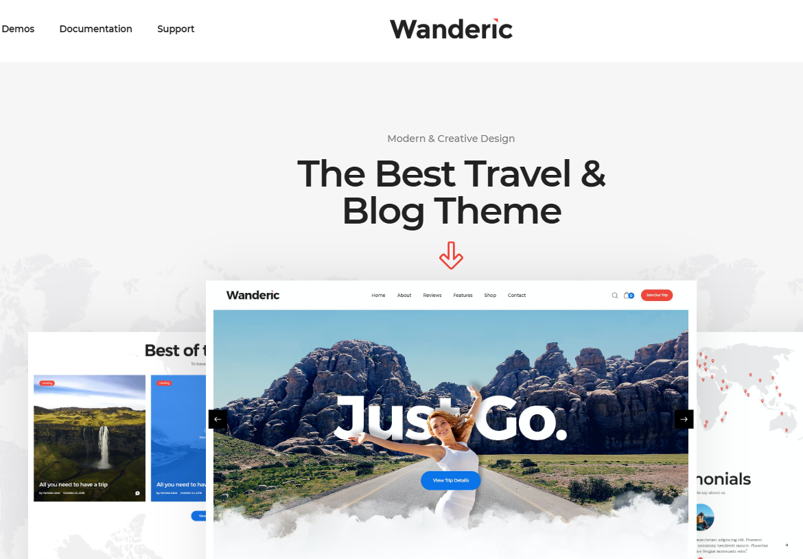 Wanderic WordPress Theme