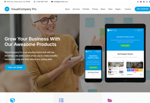 WpEnjoy - VisualCompany Pro