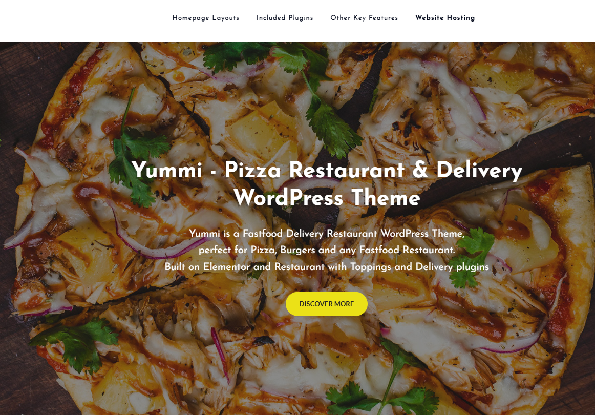 Yummi – Fast Food Restaurant WordPress Theme