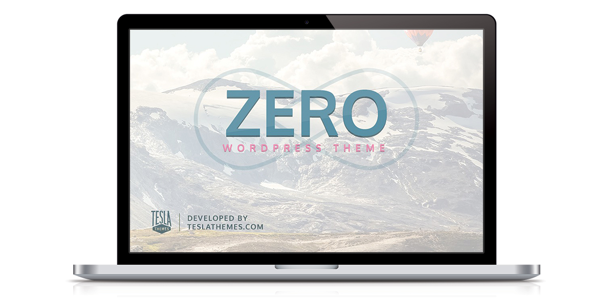 Zero a sleek and modern WordPress theme