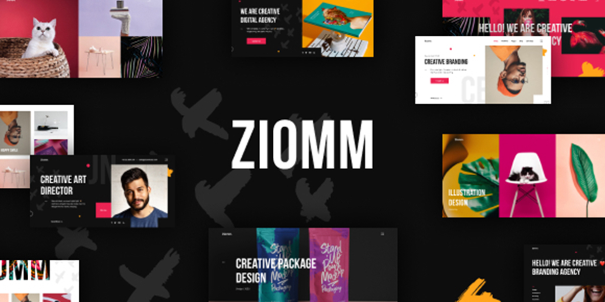 Ziomm – Creative Agency and Portfolio Theme