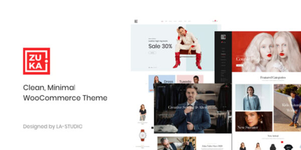 Zuka – Clean, Minimal WooCommerce Theme