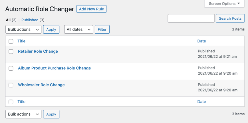 Automatic User Roles Switcher