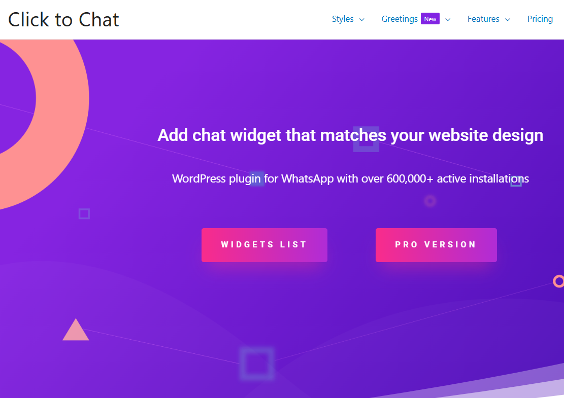 Click to Chat PRO