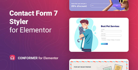 ConFormer – Contact Form 7 styler for Elementor