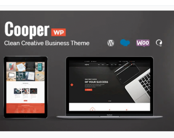 Cooper – Clean Creative Business WordPress Theme
