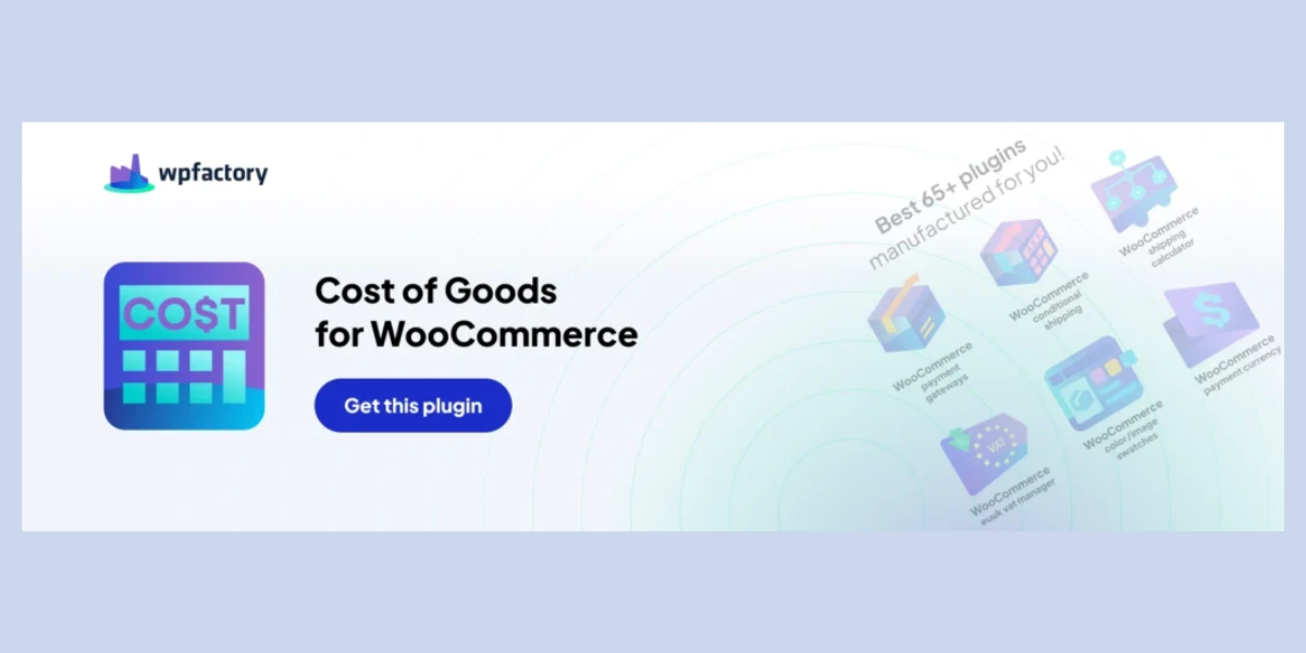 Cost of Goods for WooCommerce Pro