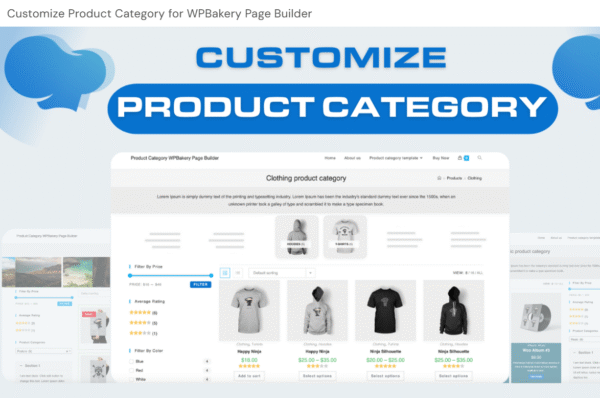 Customize Product Category for WPBakery Page Builder