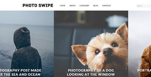Dessign – Photo Swipe Responsive Premium WordPress Theme