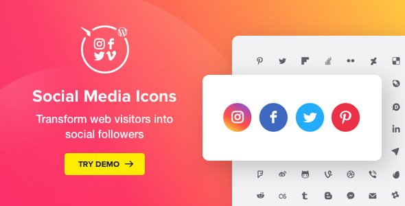 Elfsight Social Icons Plugin