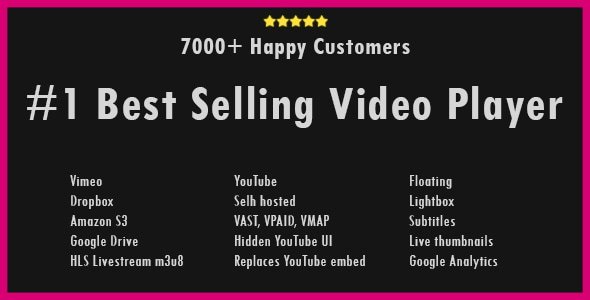 Elite Video Player – WordPress plugin