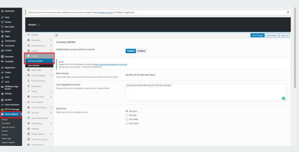 Favethemes Currency Converter