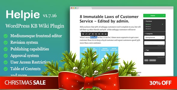 Helpie – WordPress Plugin