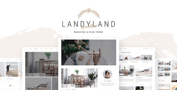 Landyland – Clean Blog WordPress Theme
