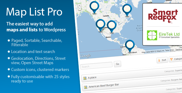 Map List Pro – Google Maps & Location directories