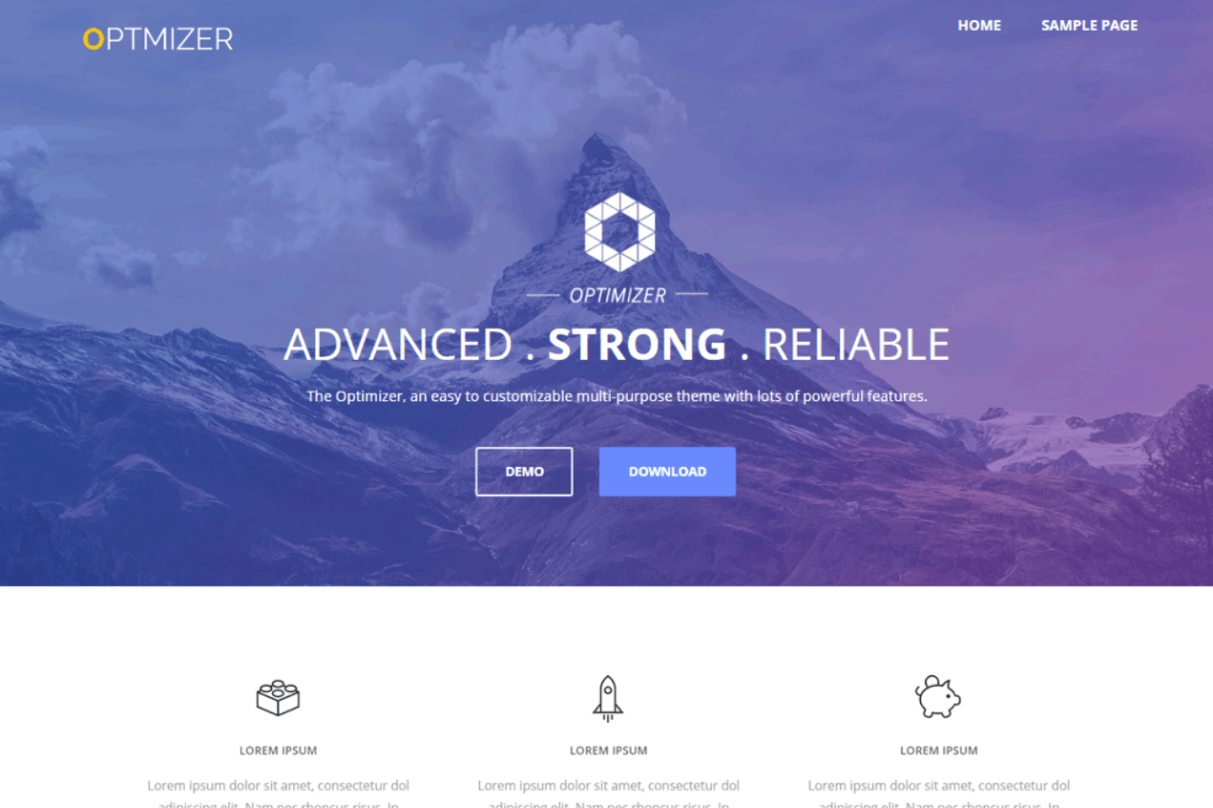 Optimizer PRO WordPress Theme
