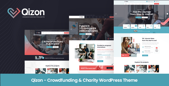 Qizon – Crowdfunding and Charity WordPress Theme