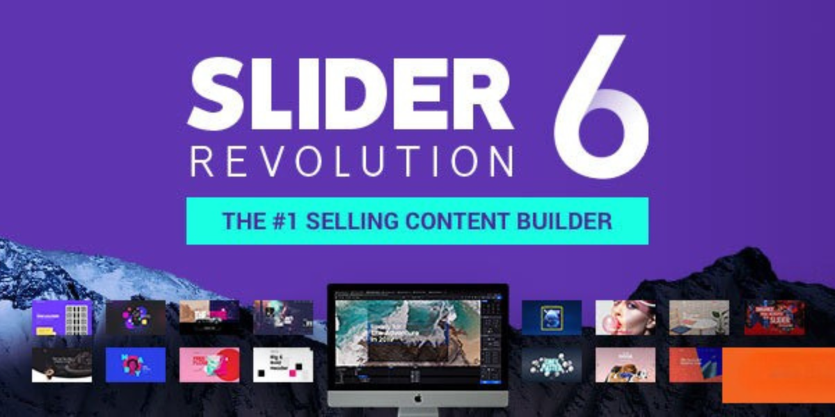 Slider Revolution + All Addons + All Premade Templates