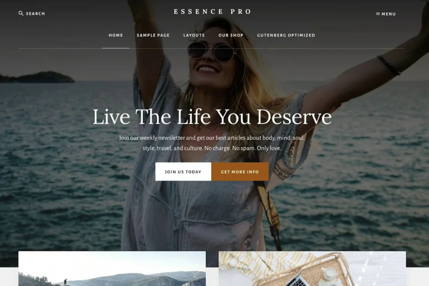 StudioPress Essence Pro Genesis WordPress Theme