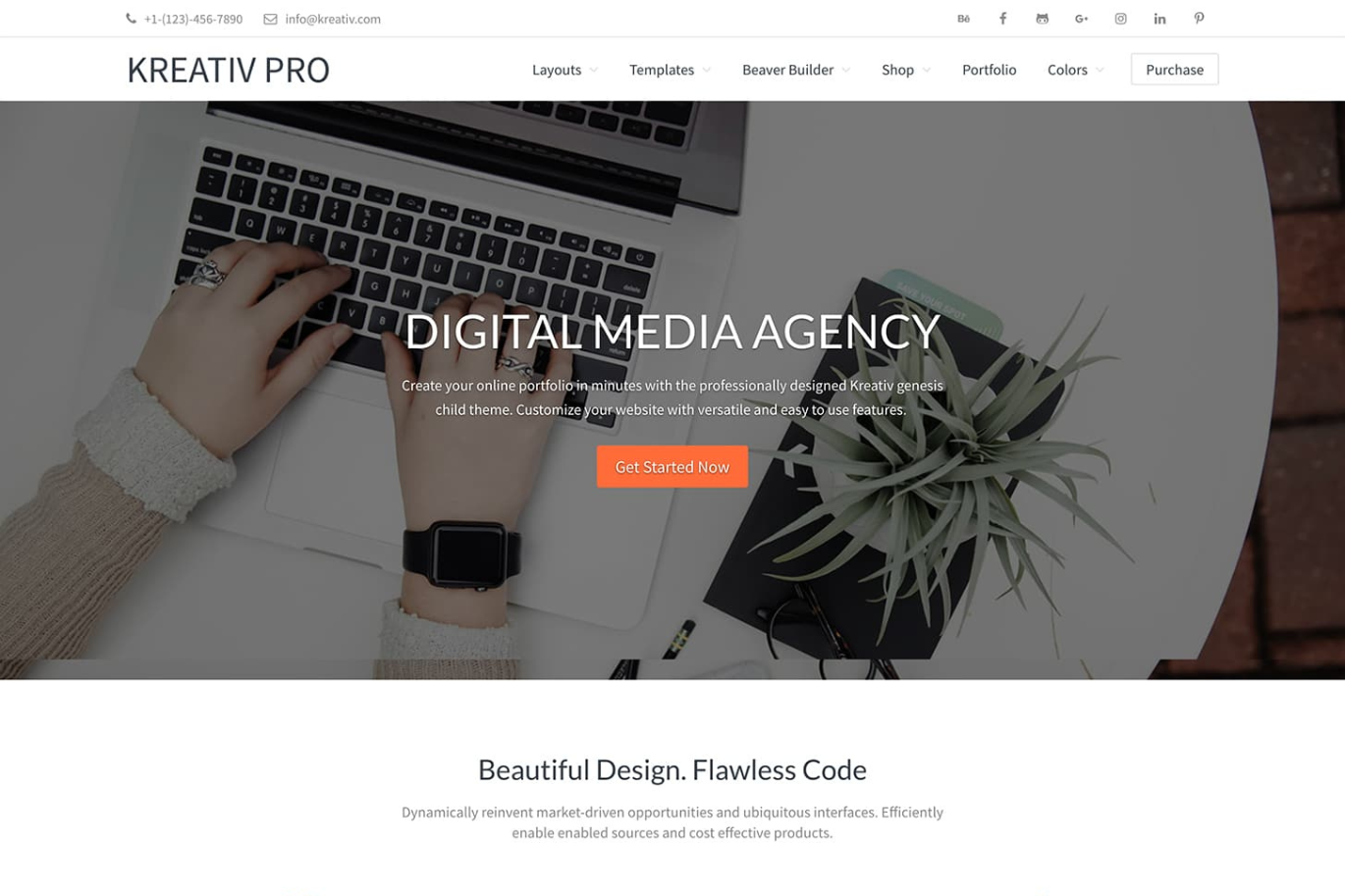 StudioPress Kreativ Pro Genesis WordPress Theme