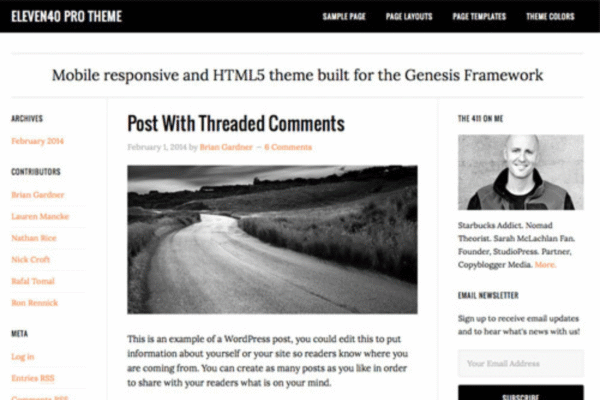 StudioPress eleven Pro Genesis WordPress Theme