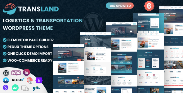 Transland – Transportation and Logistics WordPress Theme
