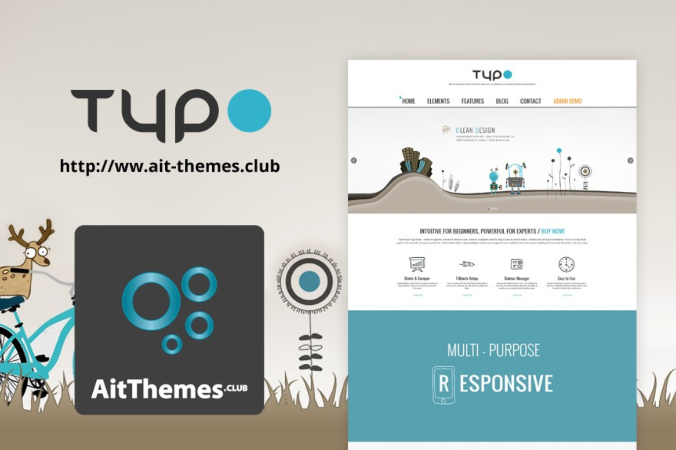 Typo wordpress theme