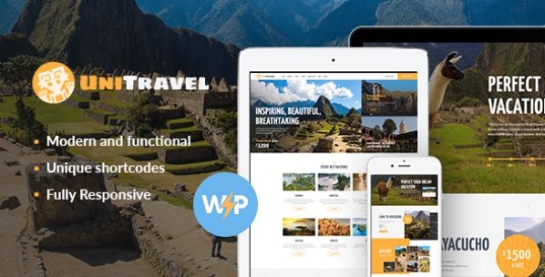 UniTravel Travel Agency and Tourism Bureau WordPress Theme