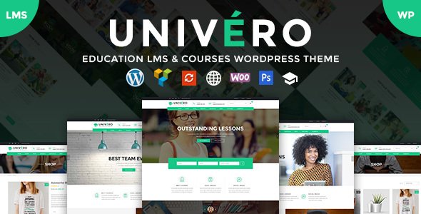 Univero – Education LMS & Courses WordPress Theme Premium