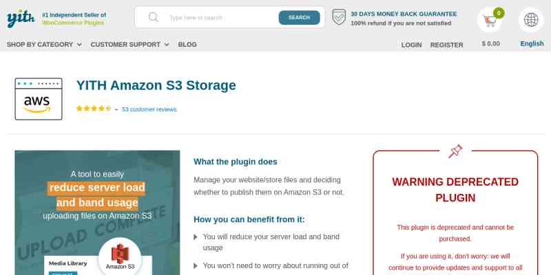 YITH Amazon S3 Storage for WooCommerce Premium