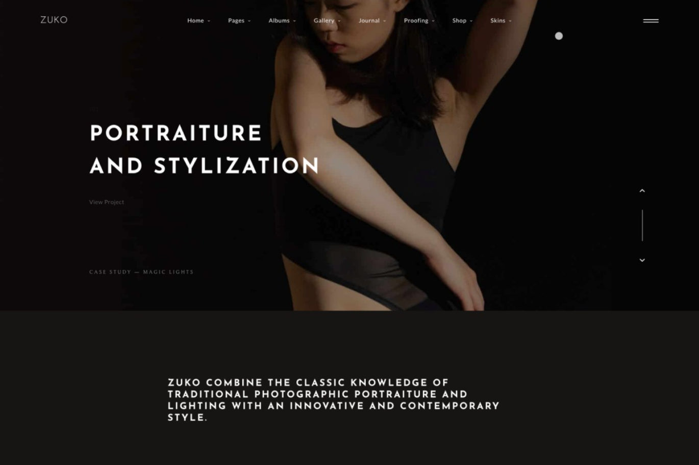 Zuko wordpress theme