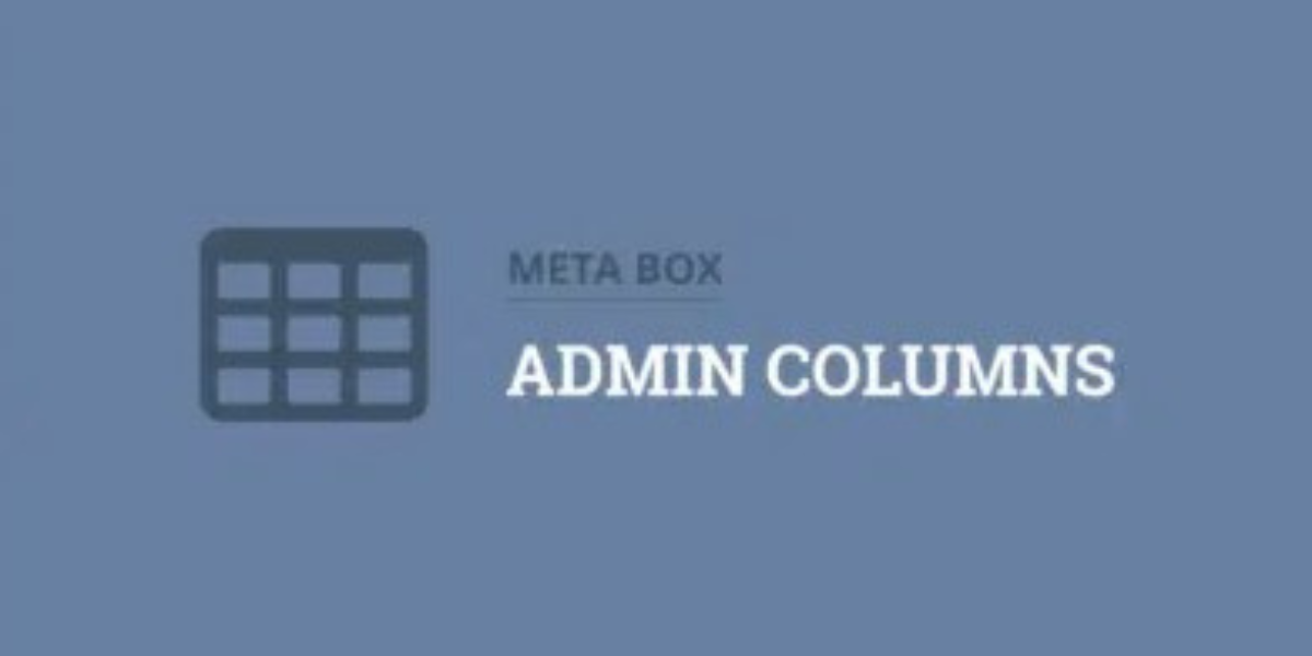 MB Admin Columns