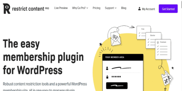 Restrict Content Pro Plugin
