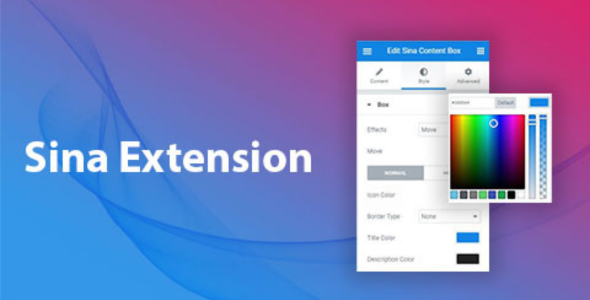 Sina Extension for Elementor