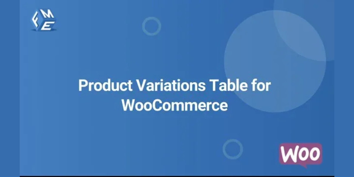 Product Variations Table for WooCommerce