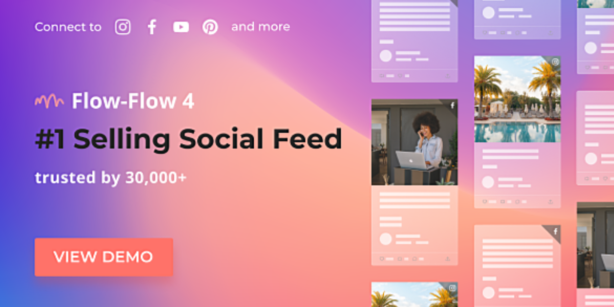 Social Stream for WordPress — Add Facebook Instagram Twitter Youtube Feed to WordPress Website