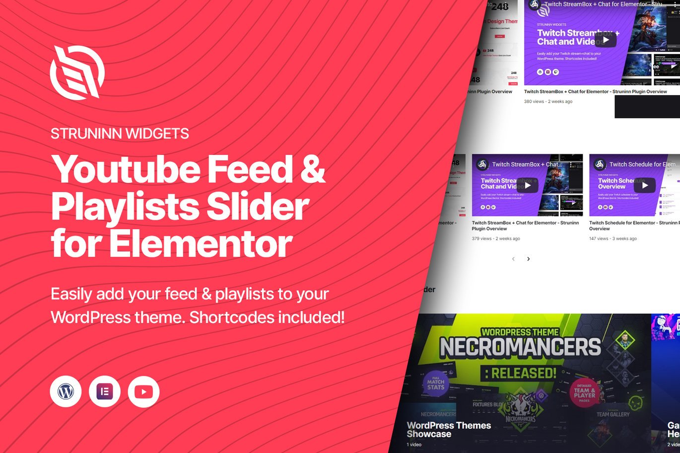 Struninn - Youtube Feed and Playlists Slider