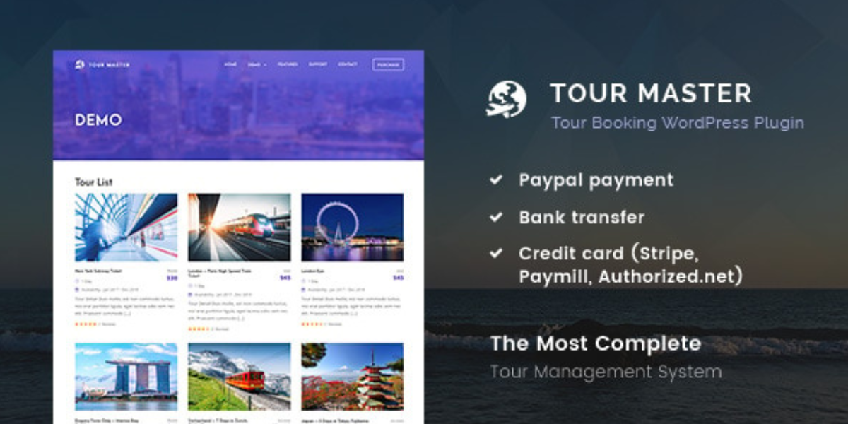 Tour Master – Tour Booking, Travel, Hotel