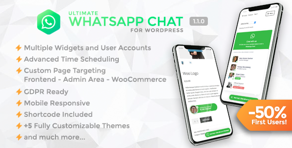 Ultimate WhatsApp Chat WordPress Support Plugin