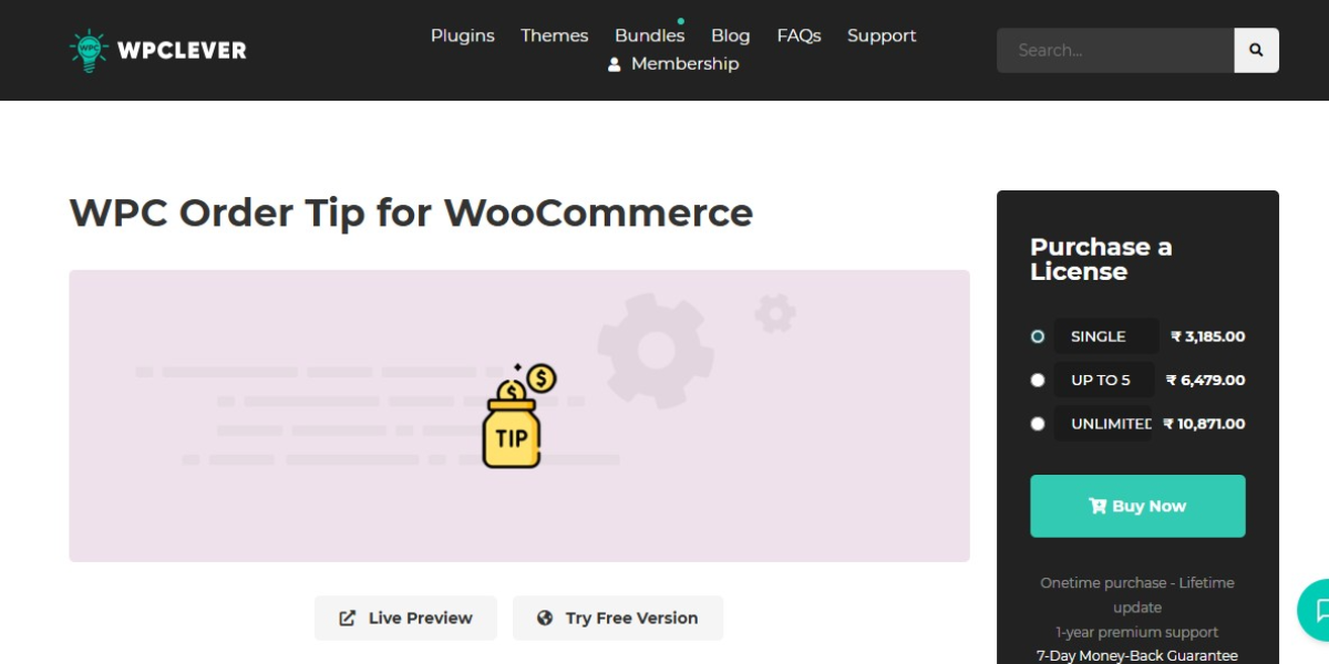 WPC Order Tip for WooCommerce