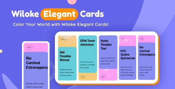 Wiloke Elegant Cards